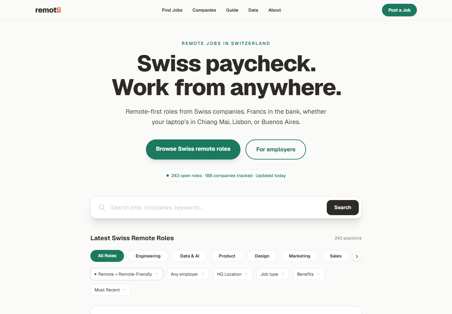 remotli.ch website and product preview